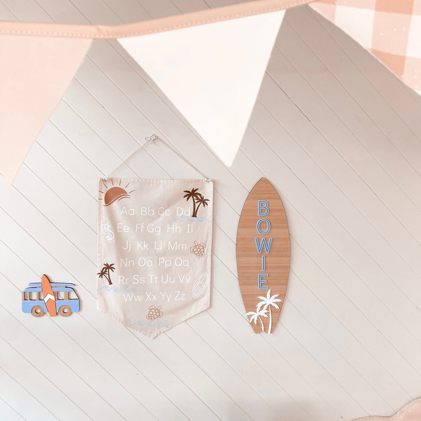 Beach theme ABC & 123 Banners