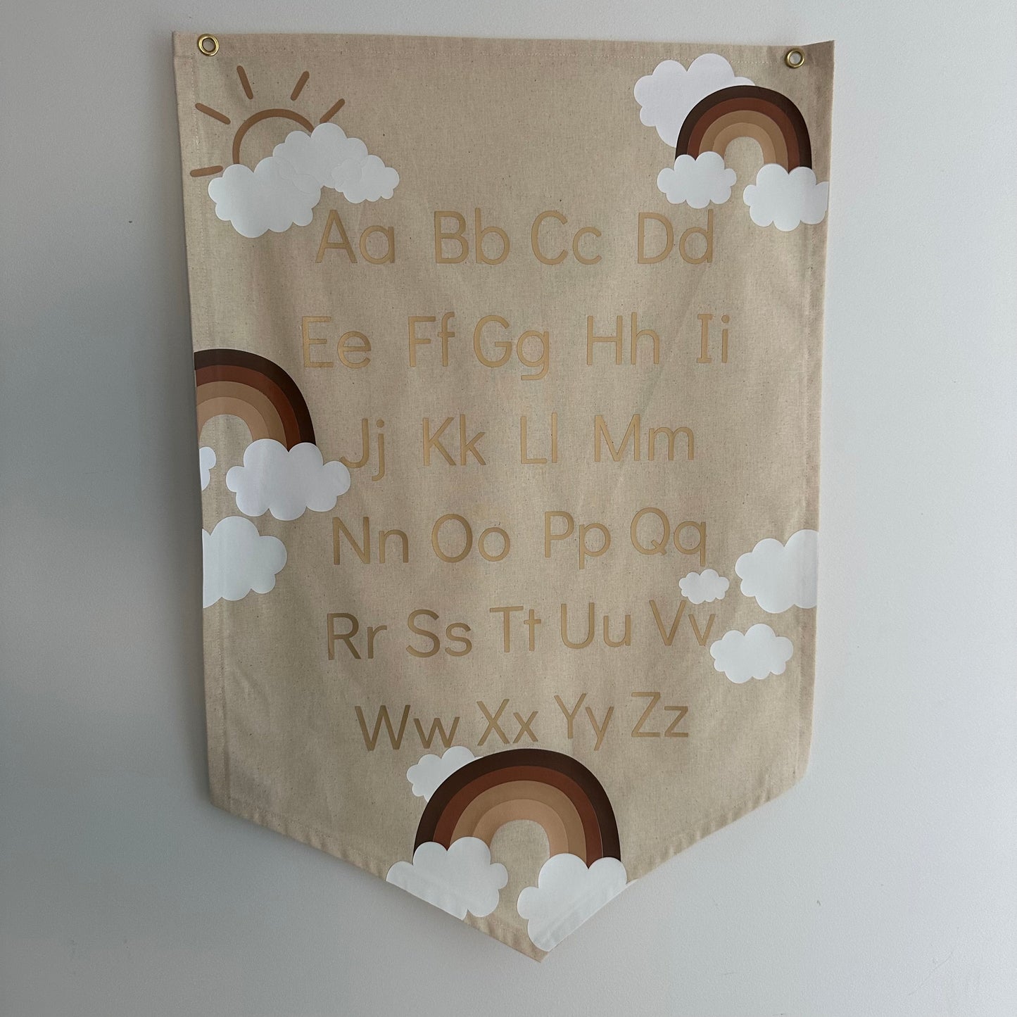 Rainbow ABC or 123 Banner