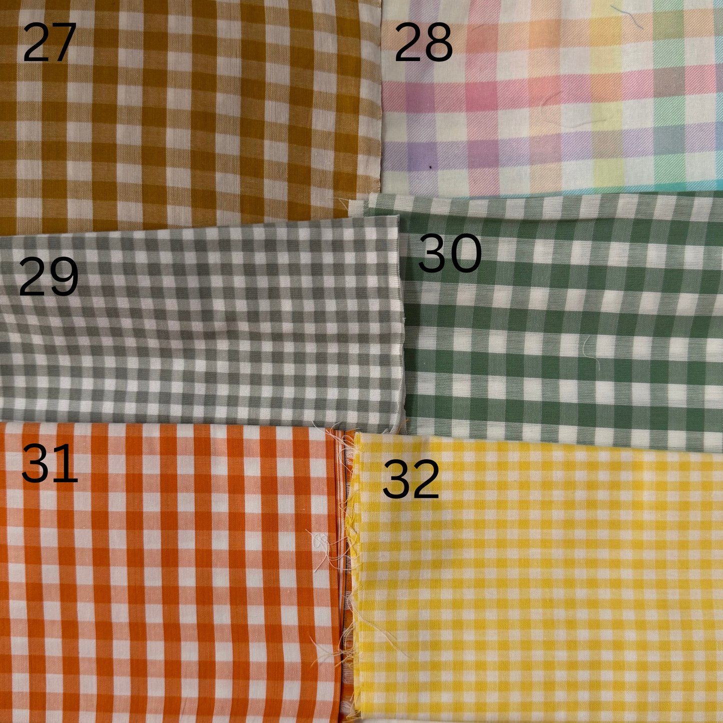 Fabric Letters (Singles Lower & Uppercase)