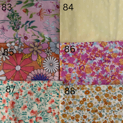 Fabric Letters (Singles Lower & Uppercase)