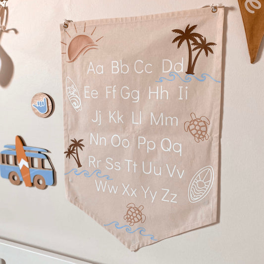 Beach theme ABC & 123 Banners