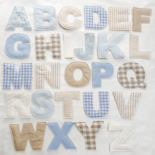 Fabric Alphabet Set (A-Z Capitals)