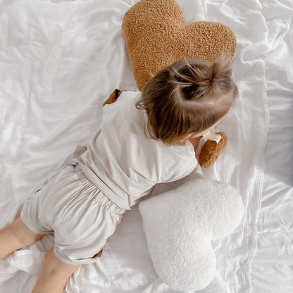 Teddy Heart Cushion