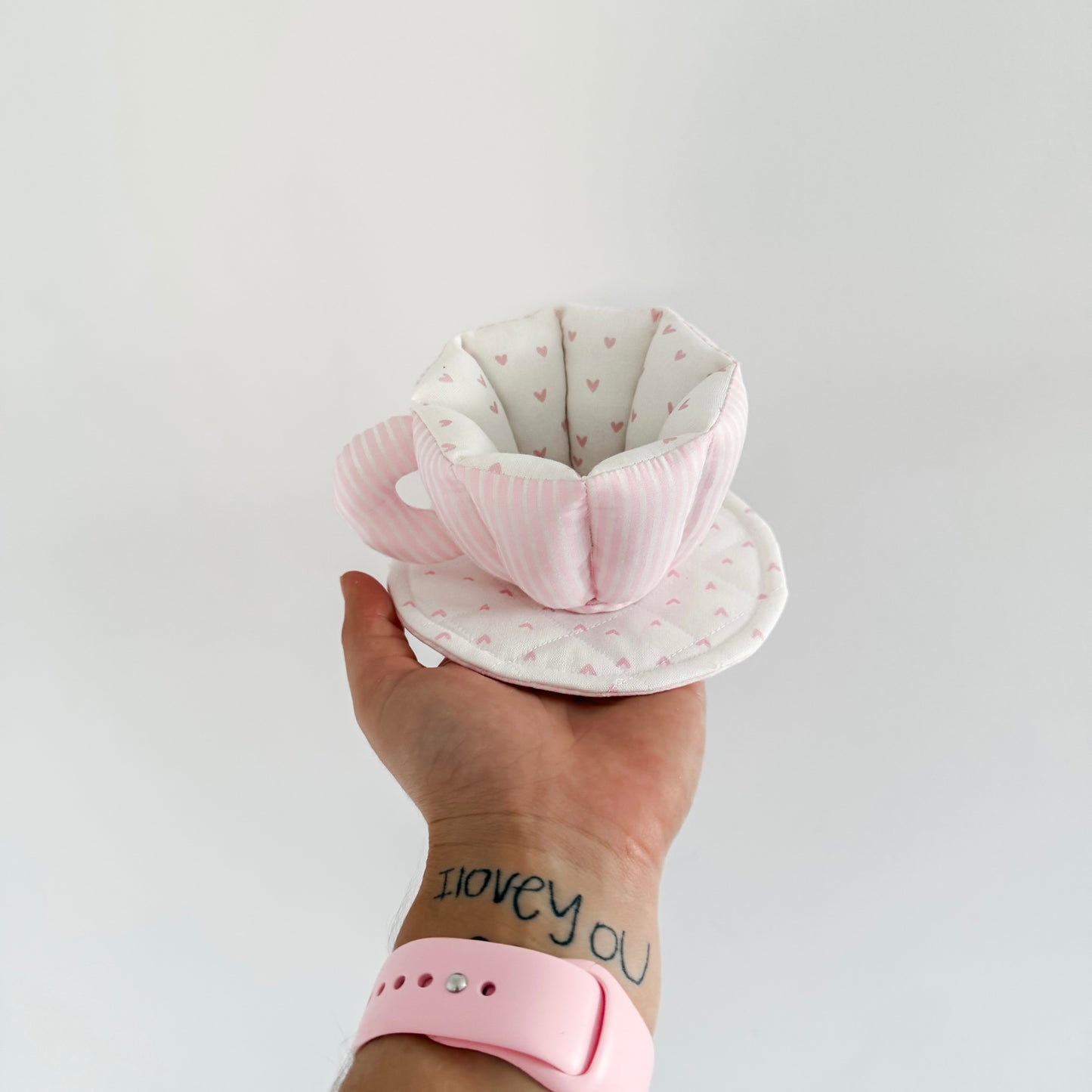 Fabric Tea Cup Set – (Custom Fabric Choice)