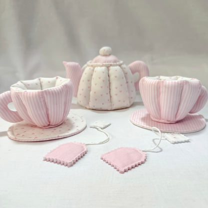 Handmade Fabric Tea Set – Custom Fabric Choice