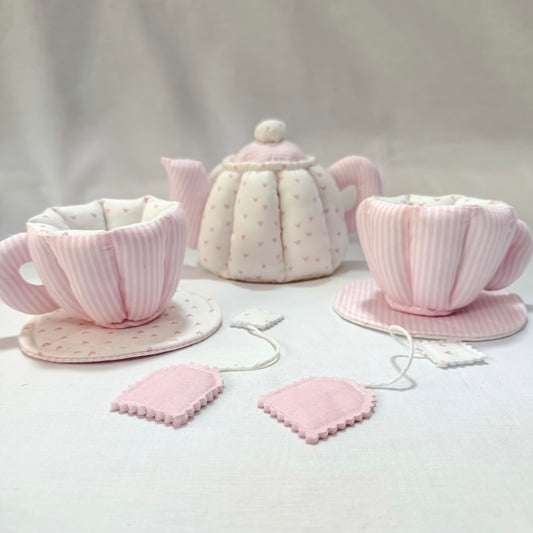 Handmade Fabric Tea Set – Custom Fabric Choice