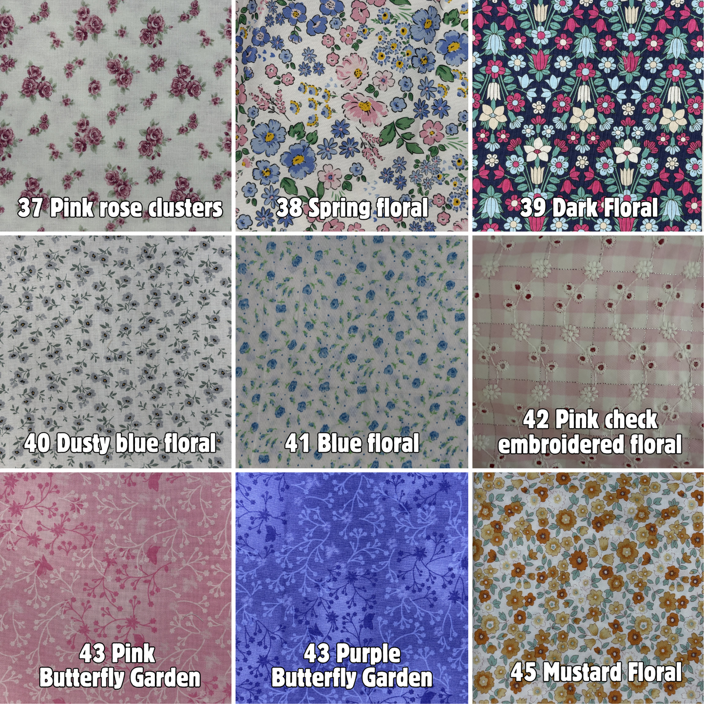 Handmade Fabric Tea Set – Custom Fabric Choice