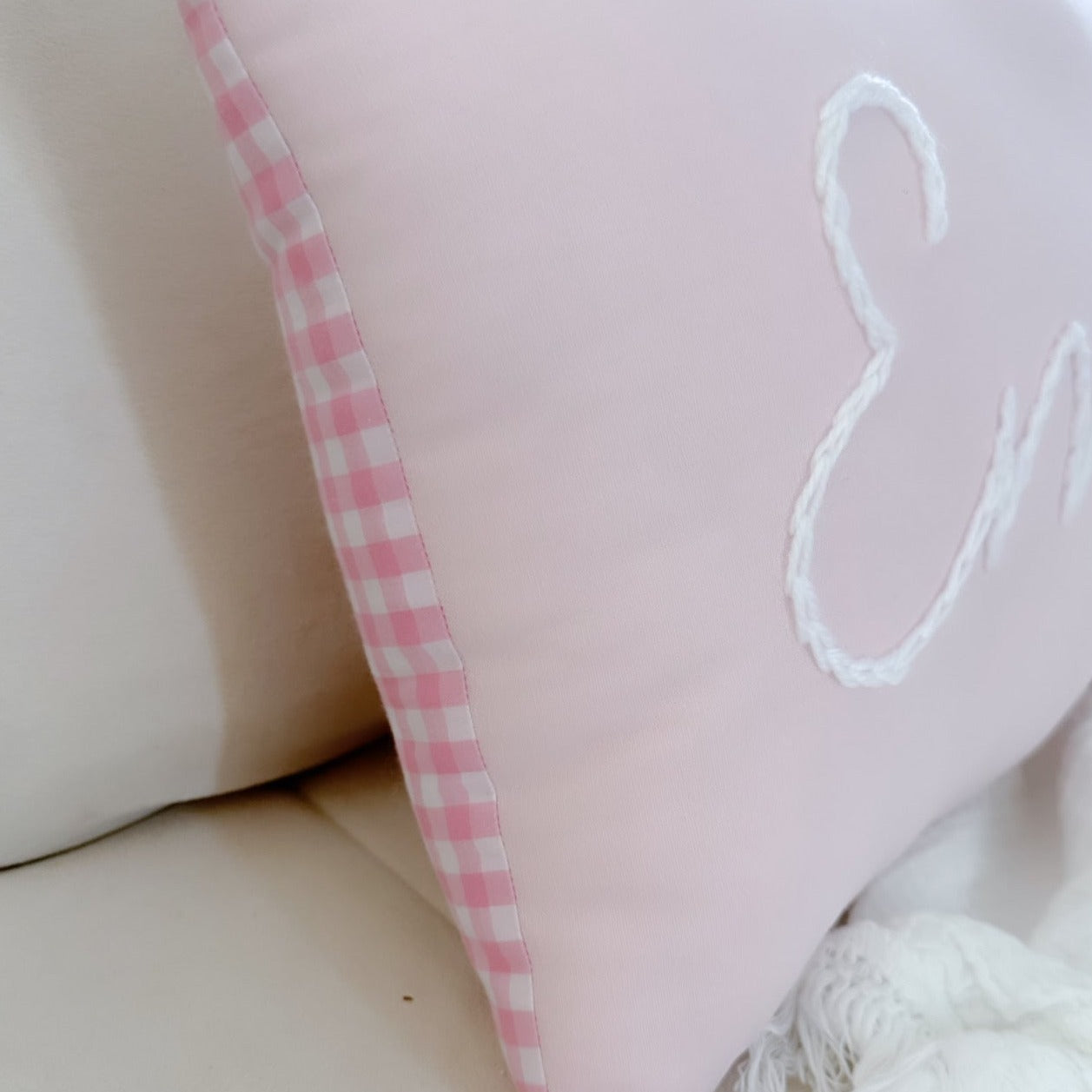 Two Tone Personlised Cushion