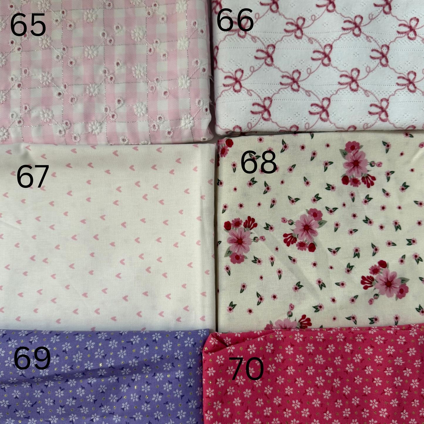 Fabric Letters (Singles Lower & Uppercase)