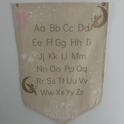 ABC or 123 Banner - Fairies