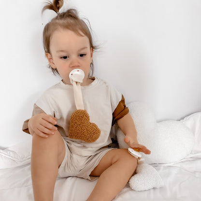 Teddy Heart Dummy Keeper