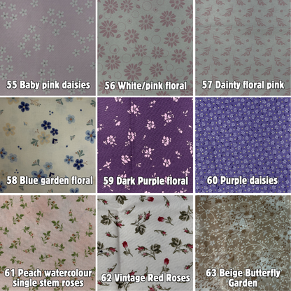 Fabric Tea Cup Set (single) – Custom Fabric options