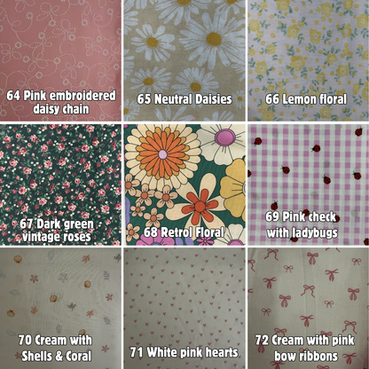 Handmade Fabric Tea Set – Custom Fabric Choice