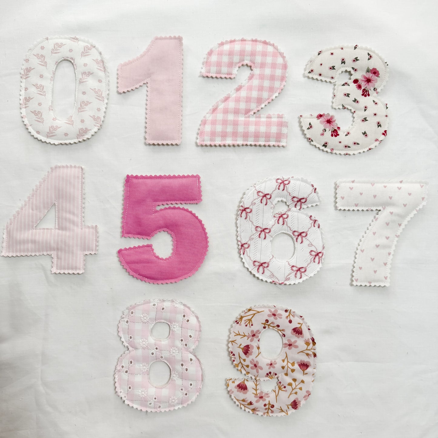 Fabric Numbers Set - Numbers 0–9