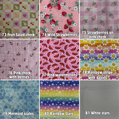 Fabric Tea Cup Set (single) – Custom Fabric options