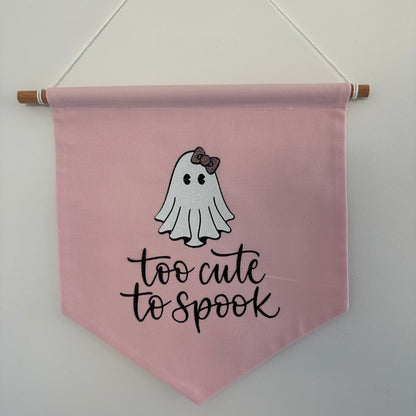 Too Cute To Spook Banner