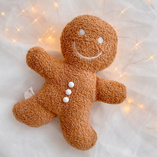 Gingerbread Man Cushion Caramel