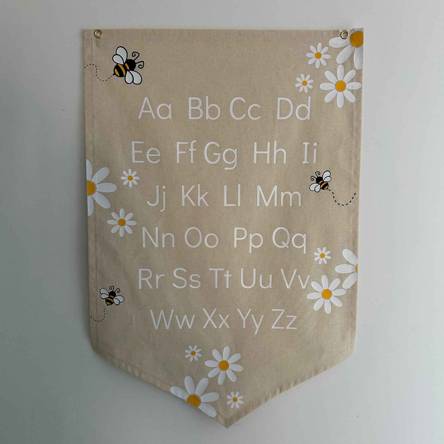 Daisy and bee ABC or 123 Banner