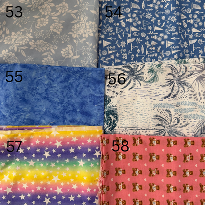 Fabric Letters (Singles Lower & Uppercase)