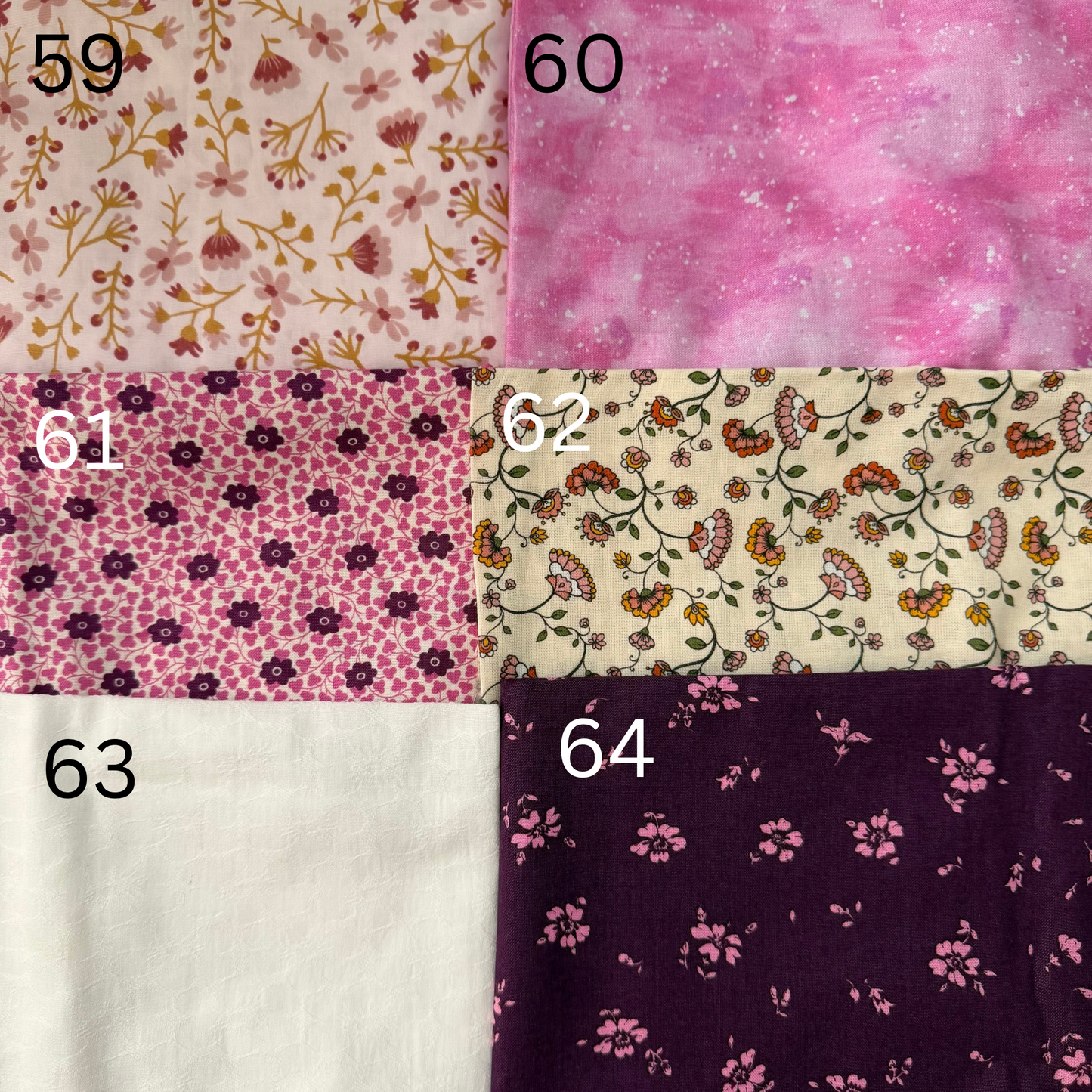 Fabric Letters (Singles Lower & Uppercase)