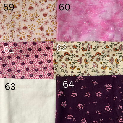 Fabric Letters (Singles Lower & Uppercase)