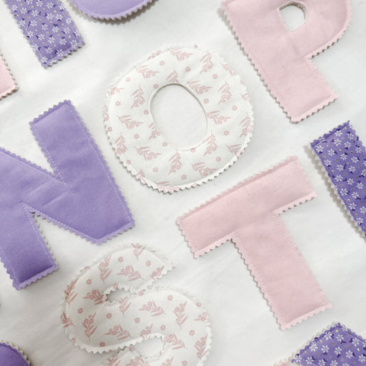 Fabric Letters (Singles Lower & Uppercase)