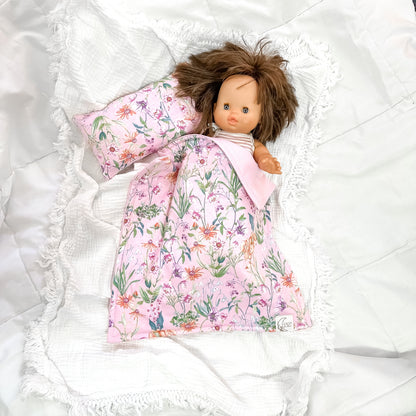 Handmade Dolly Bedding Set – Fabric Options