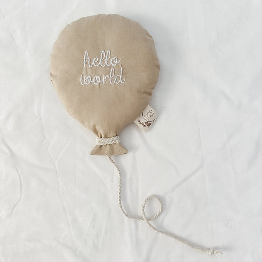 Mini Balloon - Embroidered (fabric options)