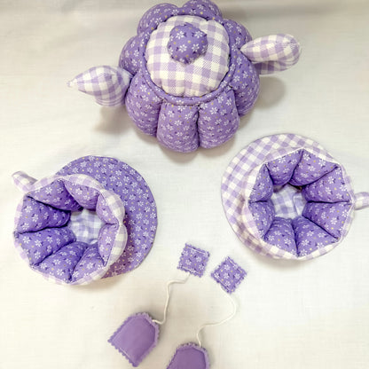 Handmade Fabric Tea Set – Custom Fabric Choice
