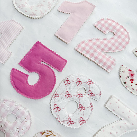 Fabric Numbers Set - Numbers 0–9