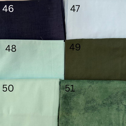 Fabric Letters (Singles Lower & Uppercase)