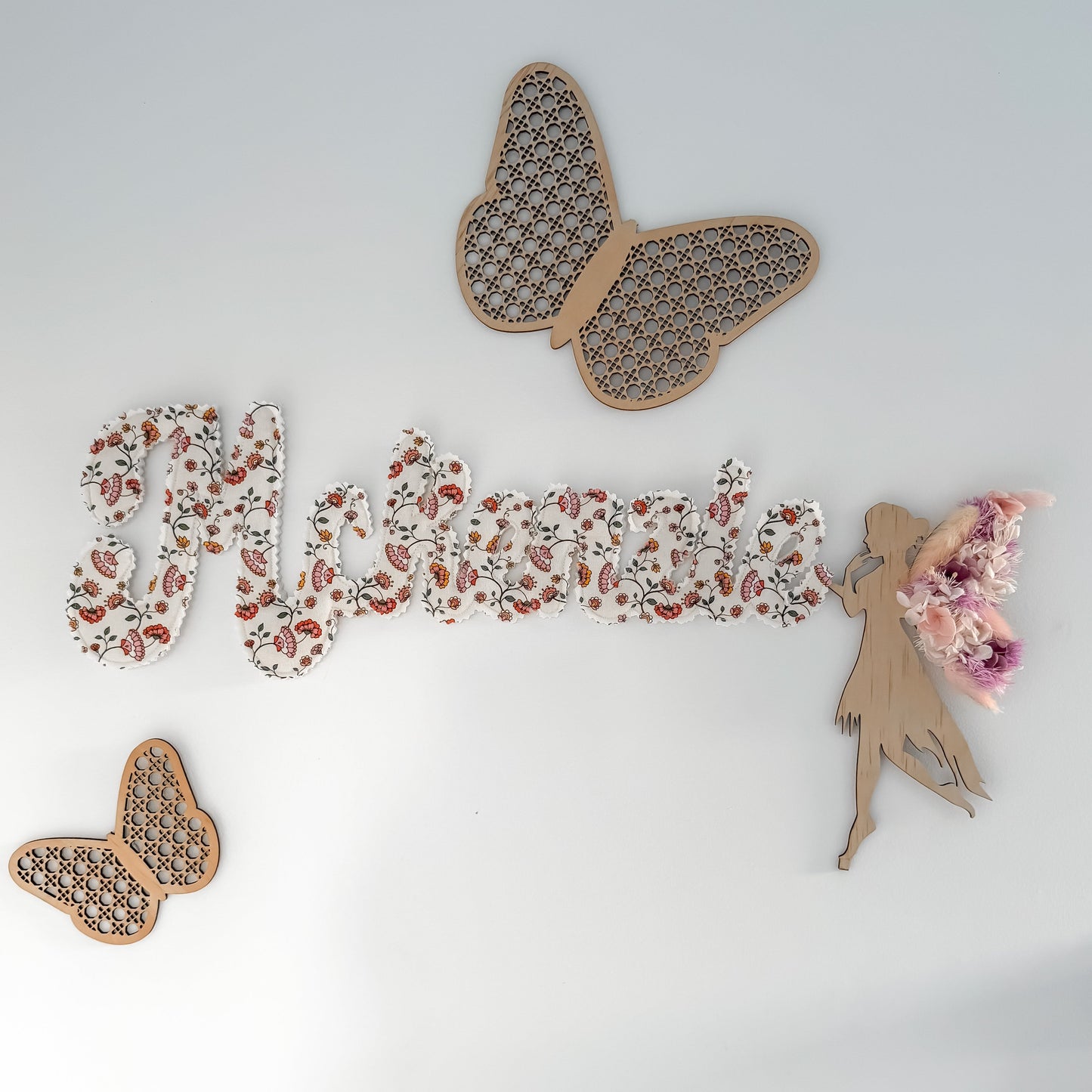 Wall Name Personalised (fabric Options)