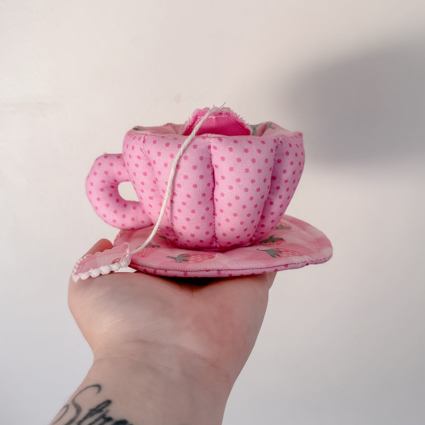 Fabric Tea Cup Set (single) – Custom Fabric options