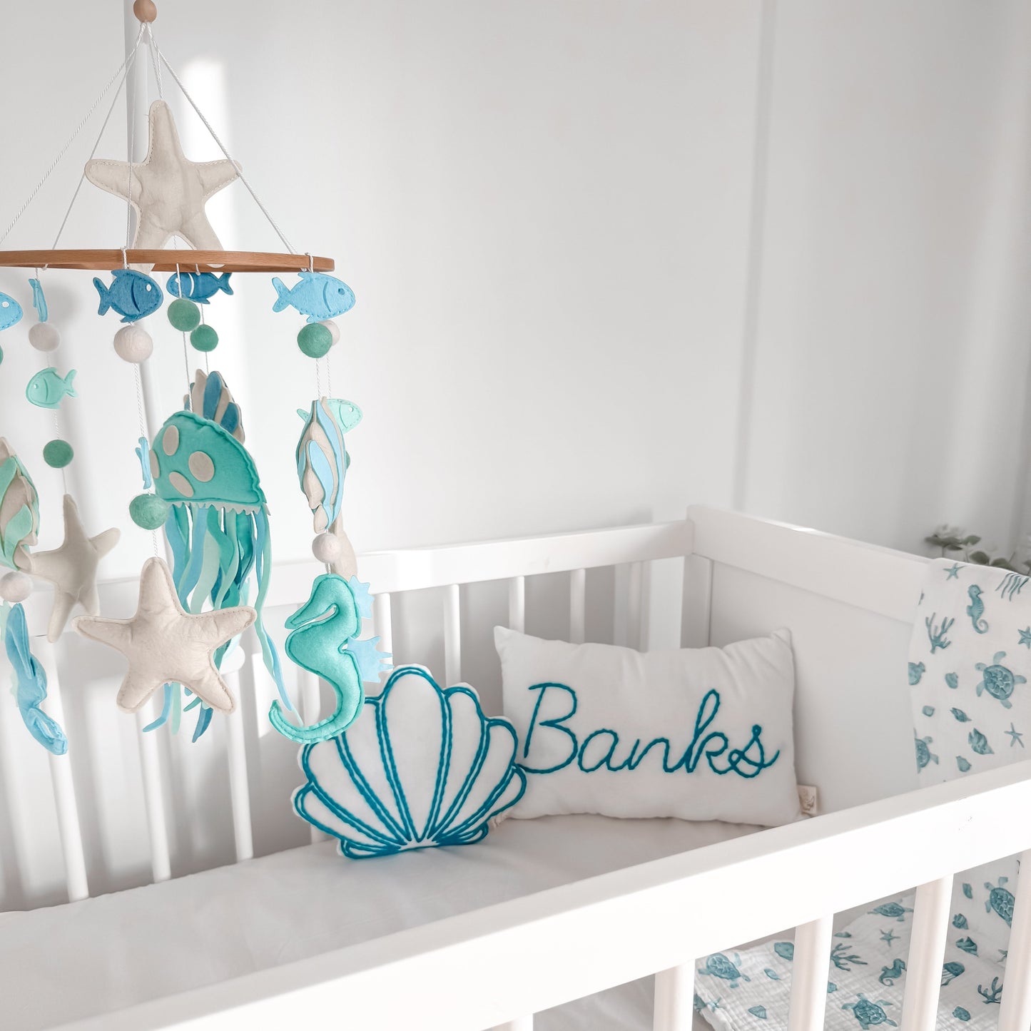 Shell Cushion (fabric Options)