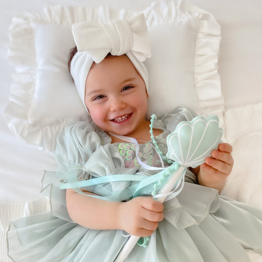 Mermaid Shell Wand (fabric options)