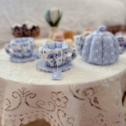 Handmade Fabric Tea Set – Custom Fabric Choice
