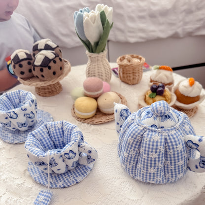 Handmade Fabric Tea Set – Custom Fabric Choice