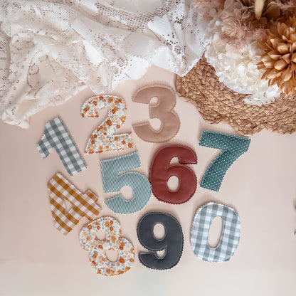 Fabric Numbers Set - Numbers 0–9