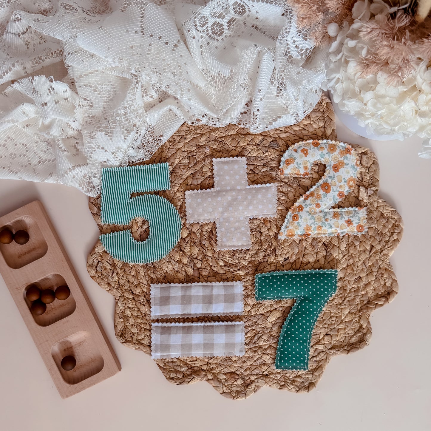 Fabric Mathematics Symbols - Set of 5