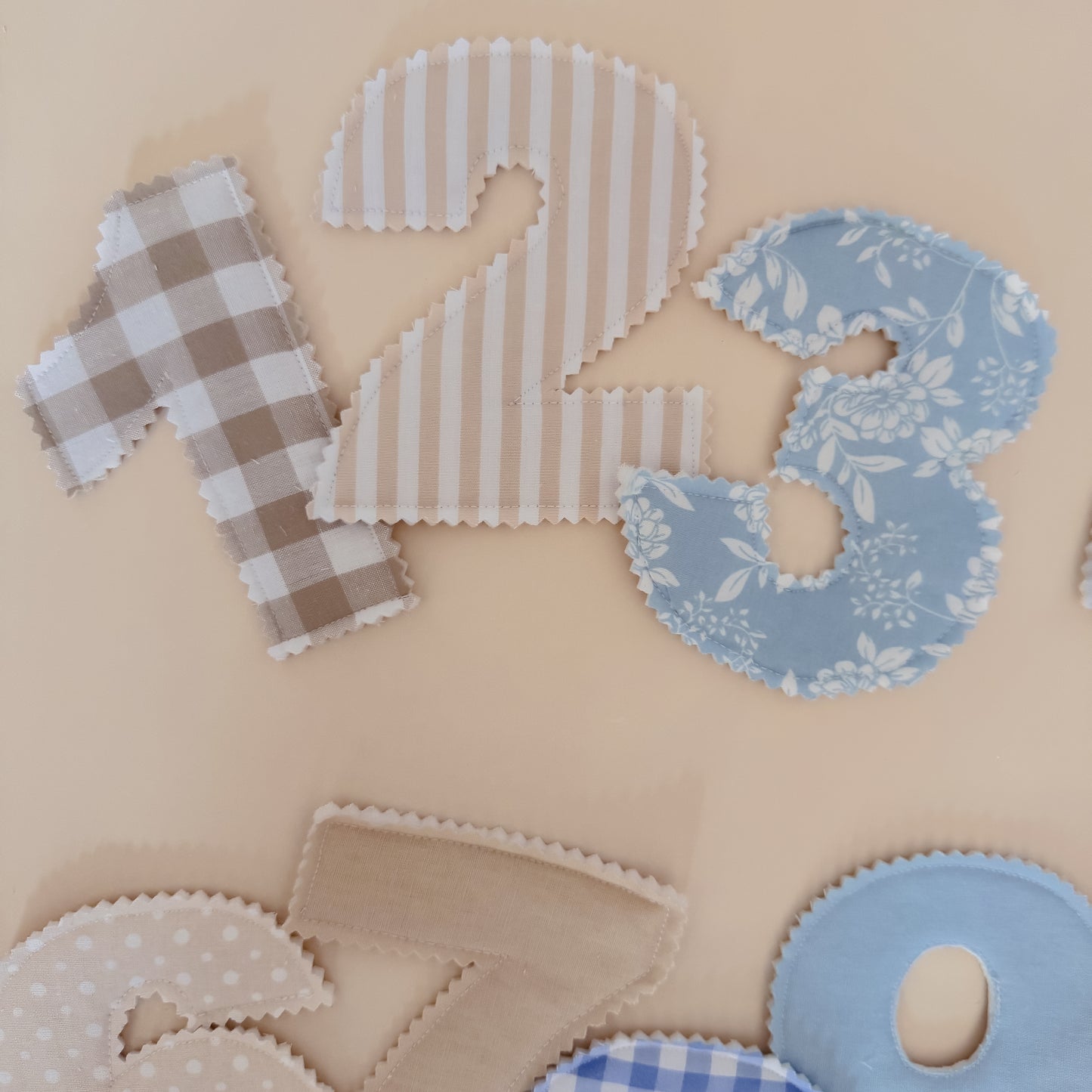 Fabric Numbers Set - Numbers 0–9
