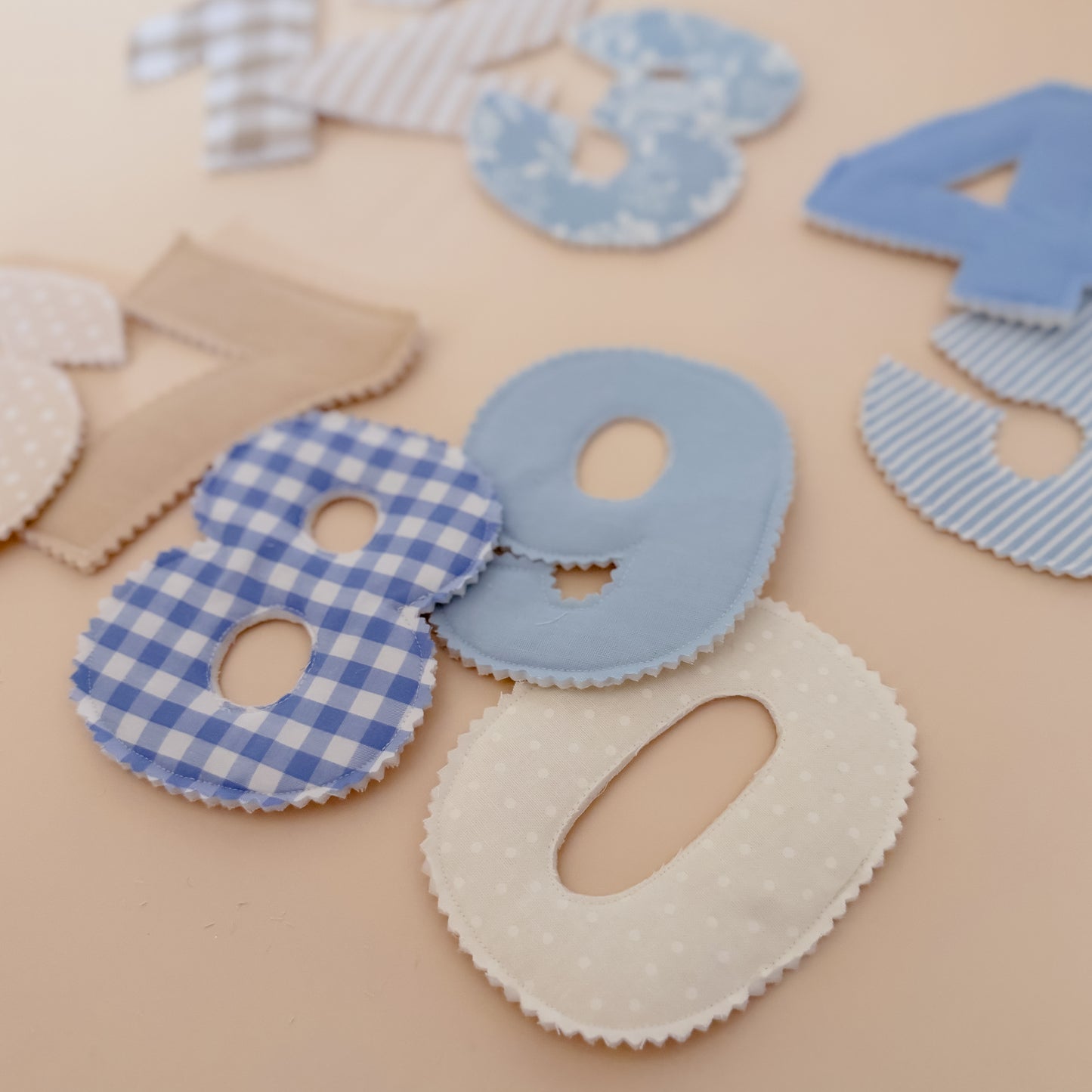 Fabric Numbers Set - Numbers 0–9