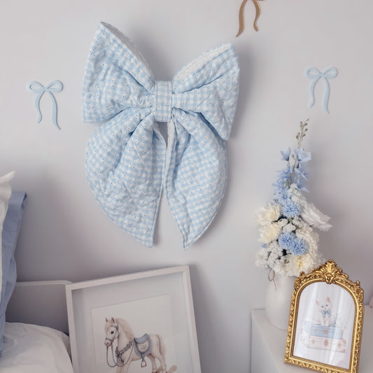 Quilted Wall Bow | Custom Fabrics