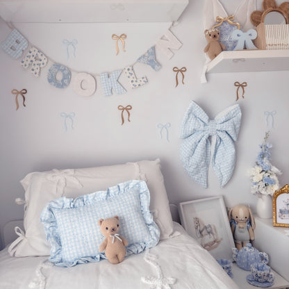 Quilted Wall Bow | Custom Fabrics
