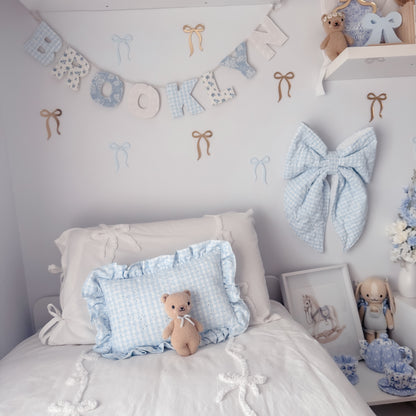 Quilted Wall Bow | Custom Fabrics