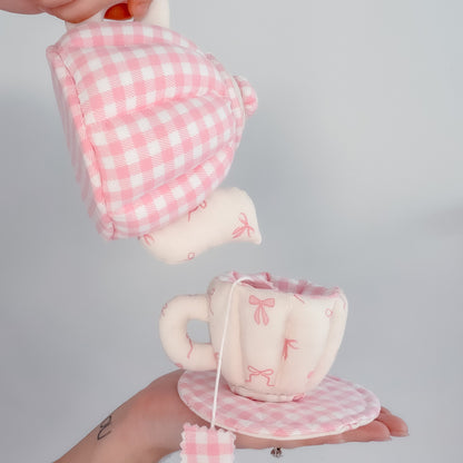 Handmade Fabric Tea Set – Custom Fabric Choice