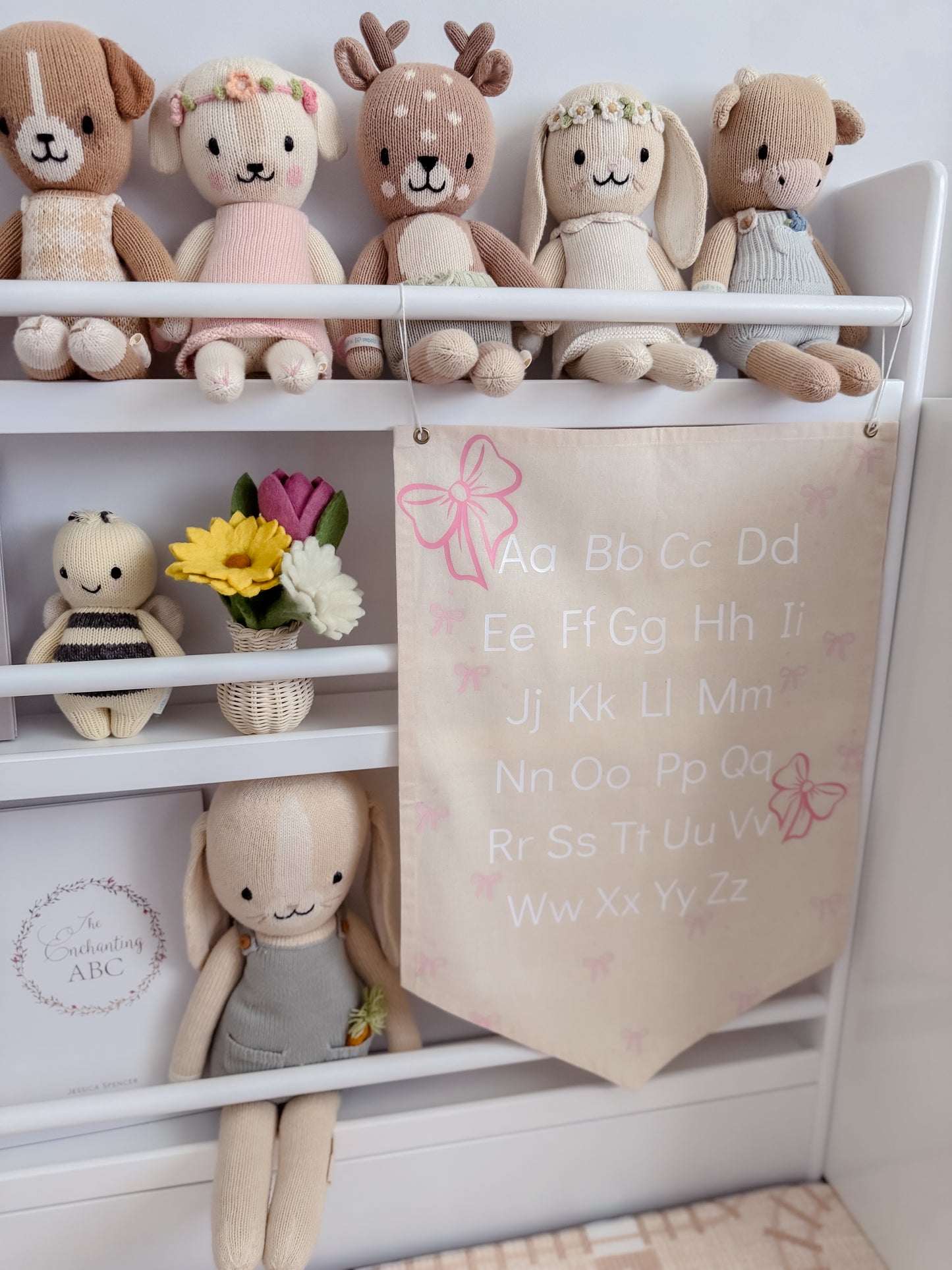 ABC or 123 Banner - Bows