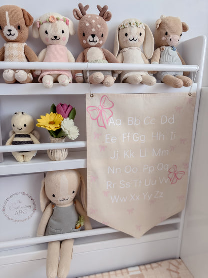ABC or 123 Banner - Bows
