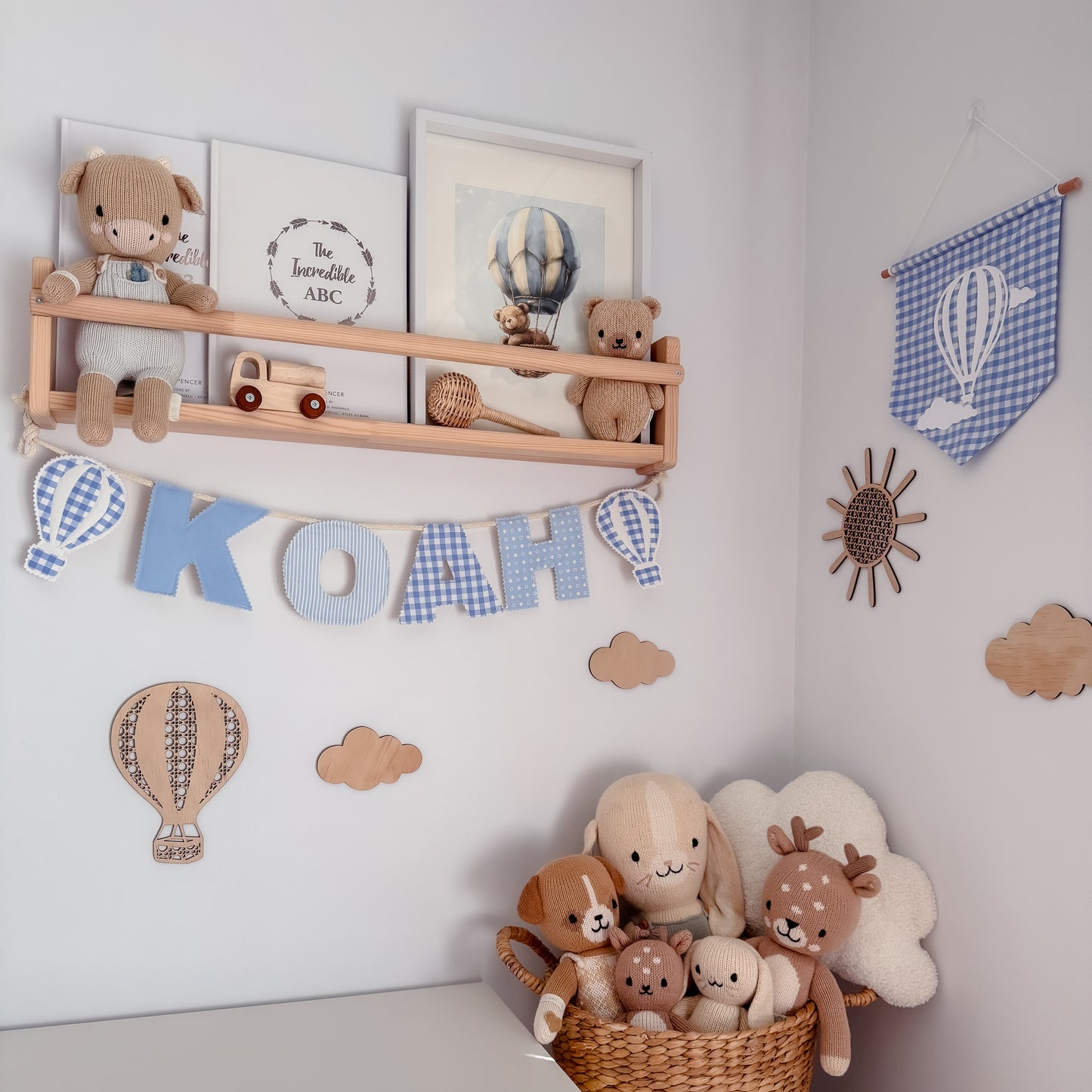 Fabric Name Garland - Personalised (Letters only)
