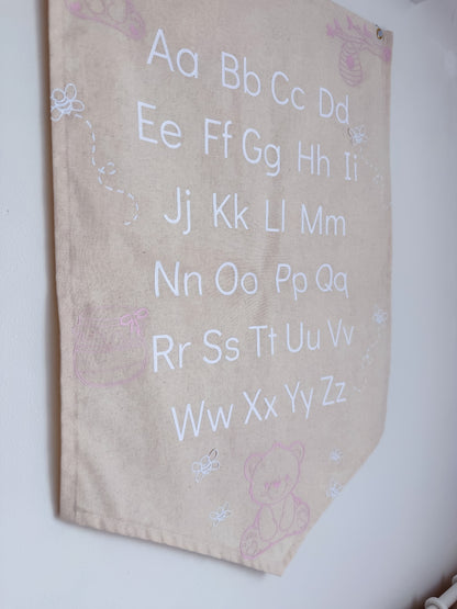 ABC or 123 Banner - Teddy Bears