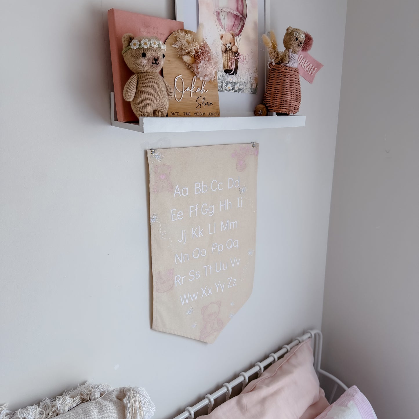 ABC or 123 Banner - Teddy Bears